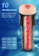 Masturbatory - Paloqueth Squeezable Automatic Deep Throat 3D Realistic Structured Pussy Masturbator - miniaturka - grafika 1