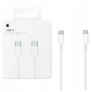 ORYGINALNY KABEL IPHONE APPLE ŁADOWANIE USB-C 1m - Ładowarki do telefonów - miniaturka - grafika 1