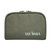 Portfele - Tatonka Portfel Plain Wallet RFID B – mały portfel z ochroną RFID i kieszenią na monety, przegródkami na karty kredytowe, karty bankowe itp. - Wymiary: 11 x 7 x 2 cm, oliwkowy, 11 x 7 x 2 cm, Portfel - miniaturka - grafika 1