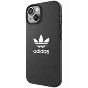 Etui i futerały do telefonów - Adidas Trefoil Snap Case do iPhone 14 czarny - miniaturka - grafika 1