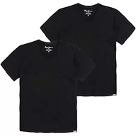 Koszulki męskie - Pepe Jeans Koszulka męska (2 sztuki), czarny (czarny), XL - miniaturka - grafika 1