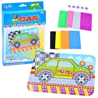 Zabawki kreatywne - Mozaika wyklejanka Auto naklejki ZA3275 - miniaturka - grafika 1