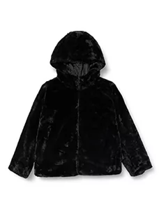 VERO MODA CURVE Damska kurtka VMSUIHOODIE Short Faux FUR Teddyjacke, czarna, 46, czarny, 46 - Kurtki damskie - miniaturka - grafika 1