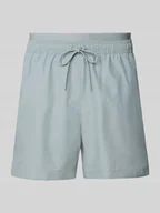 Kąpielówki męskie - Spodenki kąpielowe z elastycznym pasem - miniaturka - grafika 1