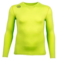 Koszulki sportowe męskie - Koszulka męska Warrior Compression LS Senior XL, Zielona - miniaturka - grafika 1