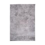 Dywany - Dywan Flash geometryczny szaro-srebrny 120 x 170 cm - miniaturka - grafika 1