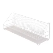 Suszarki do naczyń - Suszarka do naczyń 1-poziomowa 80 cm biała z tacką - miniaturka - grafika 1