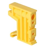 Kostki, złączki, wtyczki - Schneider Trzymacz-KU-1-żółty A44-1201 - miniaturka - grafika 1