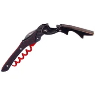 Korkociągi i otwieracze - Otwieracz do wina Farfalli Fibra Carbon Fiber, Red PVD (T010.CF.05) - miniaturka - grafika 1