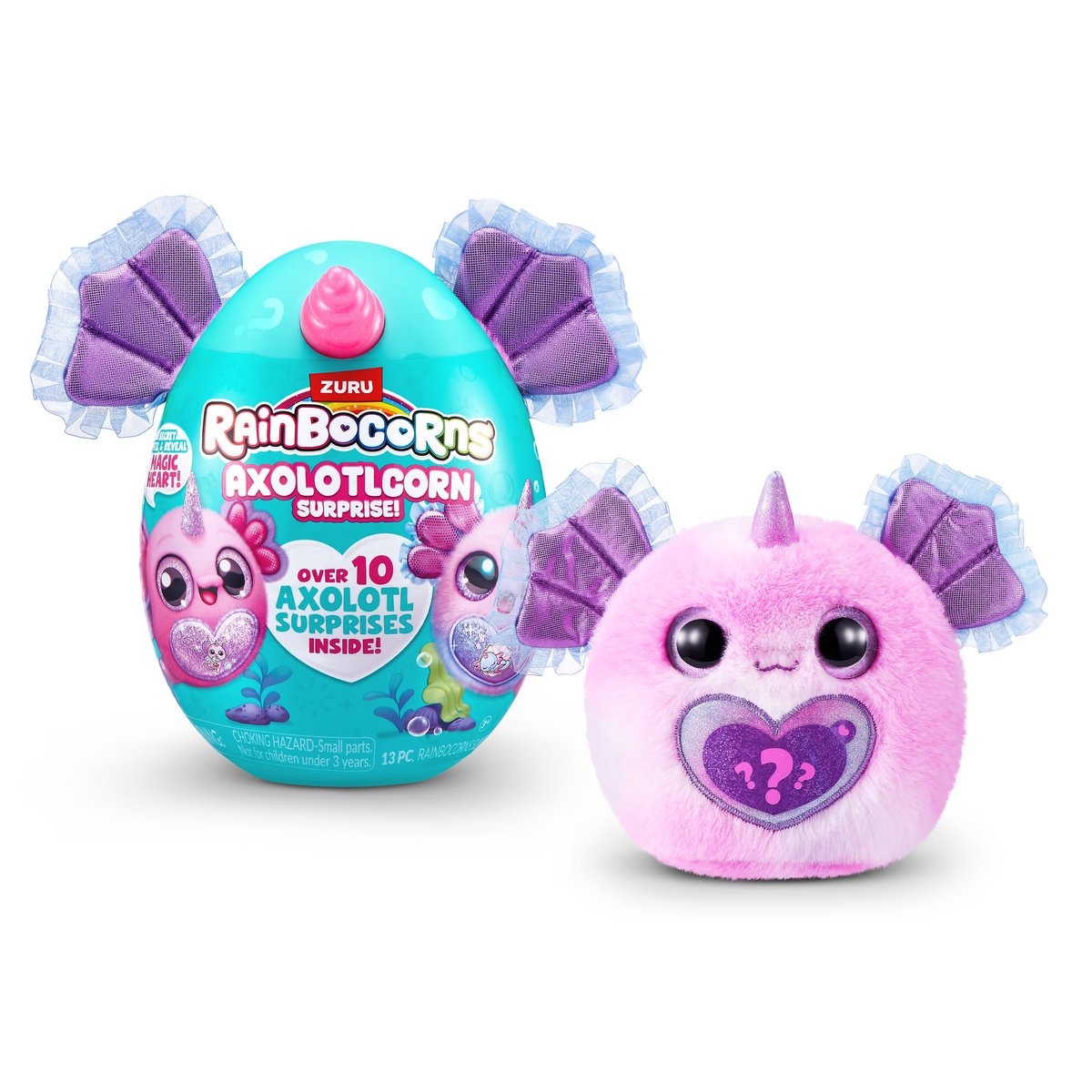 Rainbocorns Axolotlcorn Surprise Tie-dye Pink Axolotl