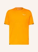 Koszulki męskie - Salewa T-Shirt Pedroc Dry'ton orange - SALEWA - miniaturka - grafika 1