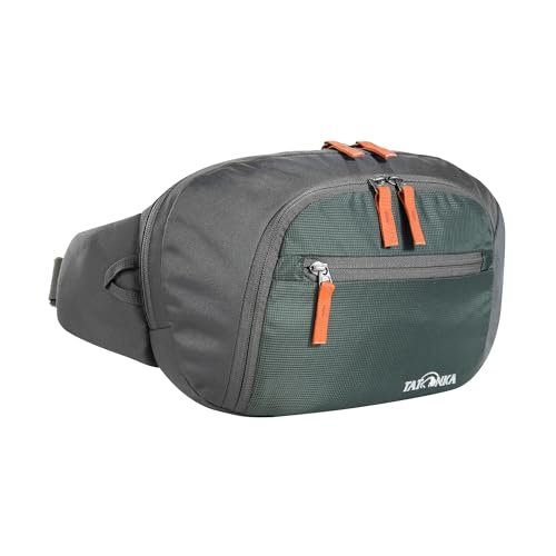 Tatonka Torba biodrowa Hip Sling Pack 5 – stylowa torba biodrowa z trzema kieszeniami na zamek błyskawiczny w zestawie z organizerem – również jako torba crossbody lub plecak typu Sling Pack, Titan
