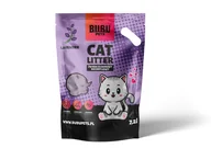 Żwirek dla kotów - BUBU Pets Żwirek Silikonowy Niezbrylający Micro lavender fioletowy 7,2l - miniaturka - grafika 1