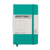 Notesy i bloczki - Leuchtturm, Notes Pocket, 185 stron, gładki, szmaragdowy - miniaturka - grafika 1