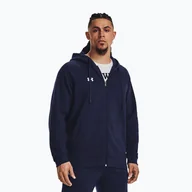Bluzy męskie - BLUZA MĘSKA ROZPINANA SPORTOWA UNDER ARMOUR Rival Fleece Fz Hoodie XS - miniaturka - grafika 1