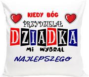 Dzień Babci i Dzień Dziadka - Poduszka z nadrukiem na Dzień Dziadka" Najlepszy Dziadek " - miniaturka - grafika 1