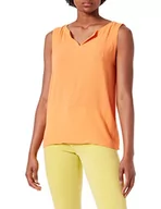 Koszulki i topy damskie - TOM TAILOR Damski Koszulka Top 1031769, 29751 - Bright Mango Orange, S - miniaturka - grafika 1