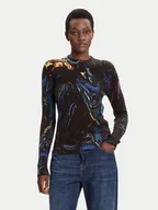 Swetry damskie - Desigual Sweter Butterfly Lacroix 25WWJF05 Czarny Regular Fit - miniaturka - grafika 1