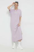 Sukienki - Fila sukienka kolor fioletowy maxi prosta - miniaturka - grafika 1