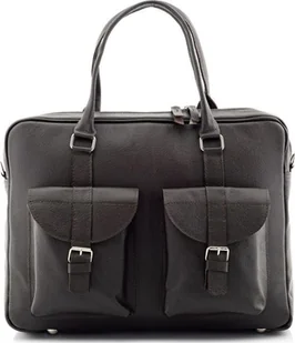 Belveder Skórzana torba na laptopa 15,6 brązowa BVL92 - Teczki i aktówki - miniaturka - grafika 1