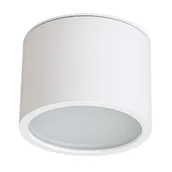 Lampy sufitowe - Okrągła lampa sufitowa Kendal LP-6331/1SM IP65 WH Light Prestige do salonu biała - miniaturka - grafika 1