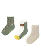 Skarpetki dla dzieci - Mayoral Zestaw 3 par wysokich skarpet dziecięcych 10870 Kolorowy - miniaturka - grafika 1