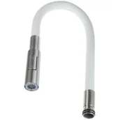 Wylewki do baterii - Wylewka do baterii DEANTE Luno ABA W74W Stal szczotkowana/biały - miniaturka - grafika 1