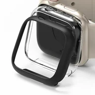 Akcesoria do smartwatchy - Ringke Nakładka Slim do Apple Watch 7 41 mm Przezroczysty/czarny - miniaturka - grafika 1