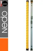 Poziomice, łaty, miary - Łata inwarowa podział 15a 2m NEDO - miniaturka - grafika 1