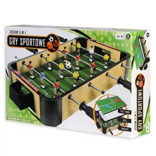 Ambassador, Zestaw 3w1, Gry sportowe - Piłkarzyki - miniaturka - grafika 1