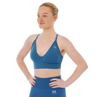 Bielizna sportowa damska - Xtreme Sportswear Biustonosz sportowy damski Niebieski - miniaturka - grafika 1