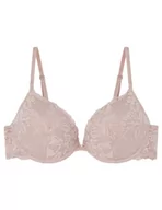 Biustonosze - Gorgeous Biustonosz Push up Koronka Różowy, Różowy, 95B - miniaturka - grafika 1