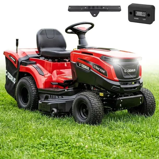 CEDRUS Traktor Ogrodowy C-TRAC-92HC Automat MAX 12,5 KM 92 cm 3w1 Kompletny