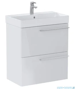 Roca Ella szafka 58x34x63 BIAŁY POŁYSK A857778806 | - Szafki łazienkowe - miniaturka - grafika 1