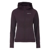Bluzy damskie - Damska Bluza CRAFT ADV ESSENCE JERSEY HOOD JACKET 2 W 1915288-499000 – Fioletowy - miniaturka - grafika 1