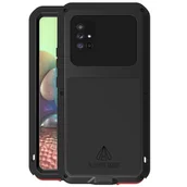 Etui i futerały do telefonów - Love Mei Etui Pancerne + szkło Galaxy A71, czarne 6932809614208 - miniaturka - grafika 1