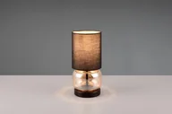 Lampy stojące - Elio lampa stołowa 1xE27 bursztynowa/czarna 517800113 - miniaturka - grafika 1