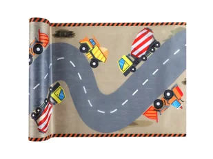 Bieżnik Budowa - 30 cm x 5 m - 1 szt. - Obrusy i serwetki - miniaturka - grafika 1