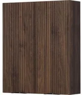 Szafki łazienkowe - Szafka łazienkowa wisząca orzech 60 x 72 cm Victa Lamello z frezami - miniaturka - grafika 1