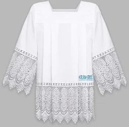 Komża kapłańska z gipiurą 30 cm - Szaty liturgiczne - miniaturka - grafika 1