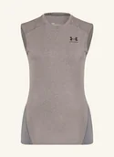 Koszulki i topy damskie - Under Armour Tank Top Ua Heatgear® Comp Sl grau - miniaturka - grafika 1