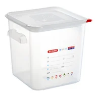 Pojemniki kuchenne - Pojemnik na produkty z polipropylenu z uchwytami 235x235x230 mm, 8 l ARAVEN, 11854 - miniaturka - grafika 1