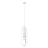 Lampy sufitowe - Lampa wisząca NICUS 1 biała SOLLUX LIGHTING - miniaturka - grafika 1