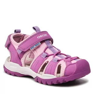Geox Sandały J Borealis G. A J250WA 01550 C8224 S Purple/Pink - Sandały damskie - miniaturka - grafika 1