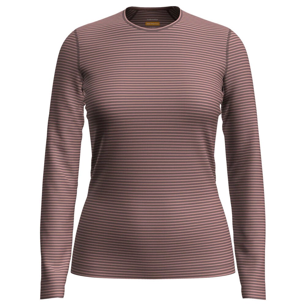 Koszulka damska Icebreaker 200 Oasis LS Crewe Summit/Blush/S L