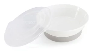 Twistshake Miska 6+m Biała - Sztućce dla dzieci - miniaturka - grafika 1