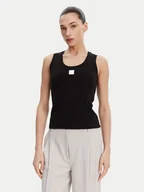 Koszulki i topy damskie - Fracomina Top FP25ST2001J40101 Czarny Slim Fit - miniaturka - grafika 1