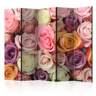 Parawany - Parawan 5-częściowy - Pastelowe róże II [Room Dividers] (rozmiar 225x172) - miniaturka - grafika 1