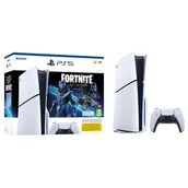 Konsole Playstation - Sony PlayStation 5 Slim D Chassis PS5 1TB z napędem Zestaw startowy Fortnite Cobalt - miniaturka - grafika 1