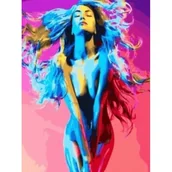 Malowanie po numerach - Norimpex Diamentowa mozaika Akt kobieta 40x30cm 1006336 - miniaturka - grafika 1